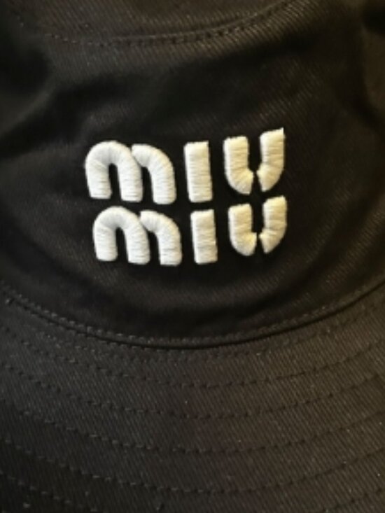 Designer Drill Hat Denim Black/White main image 5